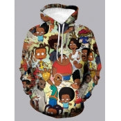 African American Cartoon Character hoodie
