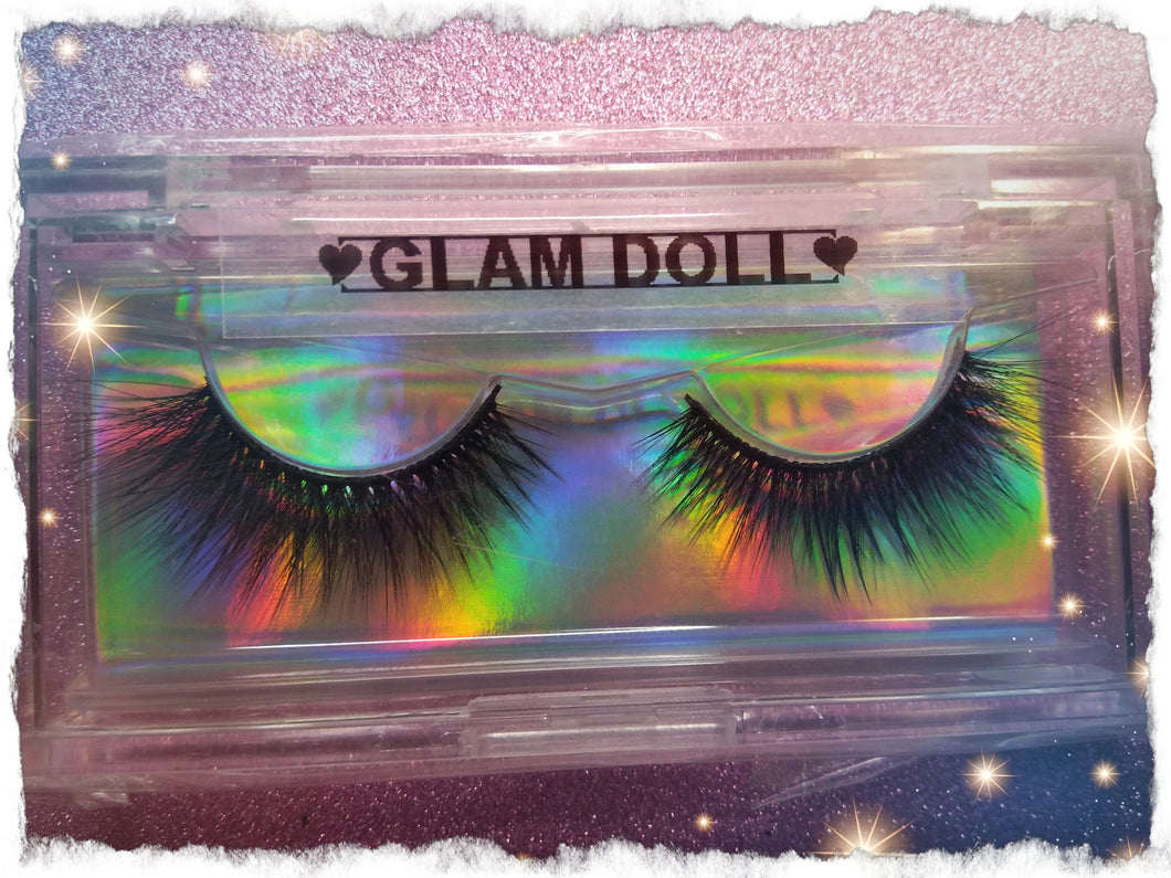 (Glam Doll) 3D False Mink Lashes