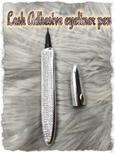 Load image into Gallery viewer, Silver Blinged Eyelash Adhesive Pen
