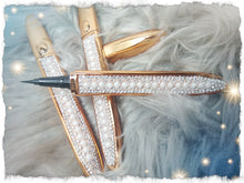 Load image into Gallery viewer, Gold Blinged Eyelash Eyeliner Adhesive Pen
