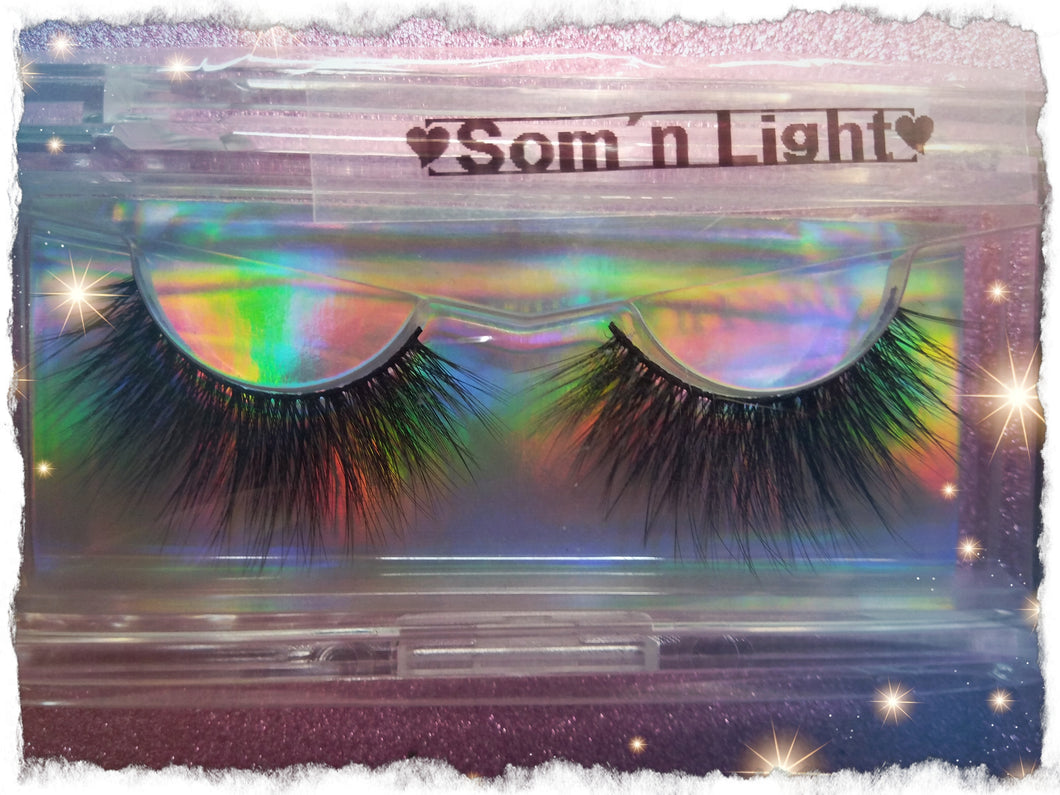 (Som'n Light) 3D False Mink Lashes 22 mm